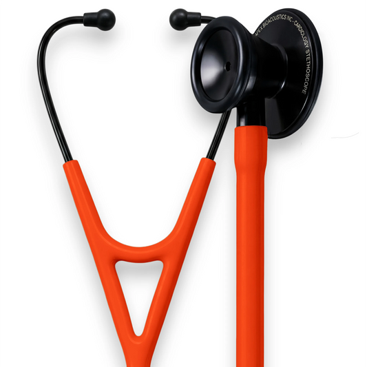 Orange Cardiology Stethoscope — Bell & Diaphragm | Apex Supernova Orange — Supernova Orange