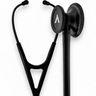 Black Cardiology Stethoscope – Dual Head - Acoustic | Apex Timeless Black