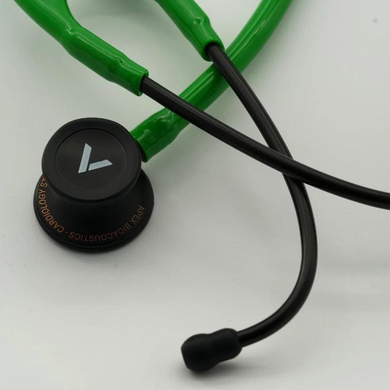 Apex Cardiology Stethoscope – High Quality Clinical Stethoscope, Stainless Steel, Glade Green