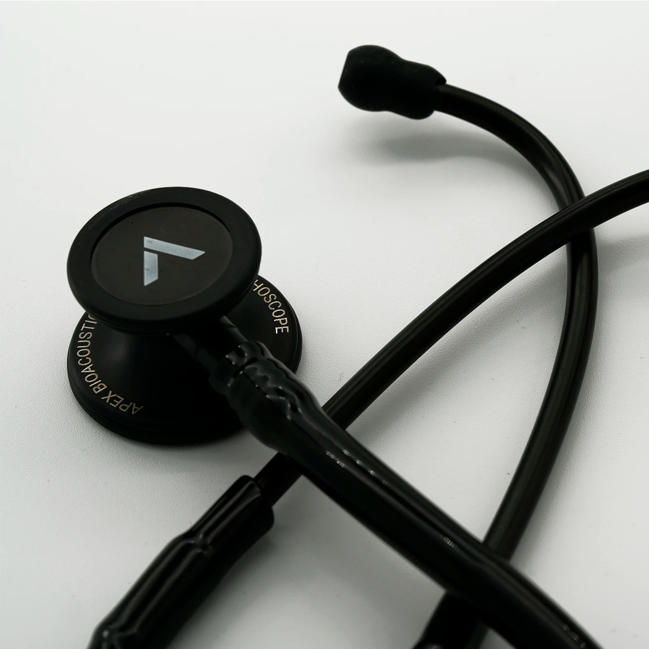 Black Cardiology Stethoscope – Dual Head - Acoustic | Apex Timeless Black - My Store