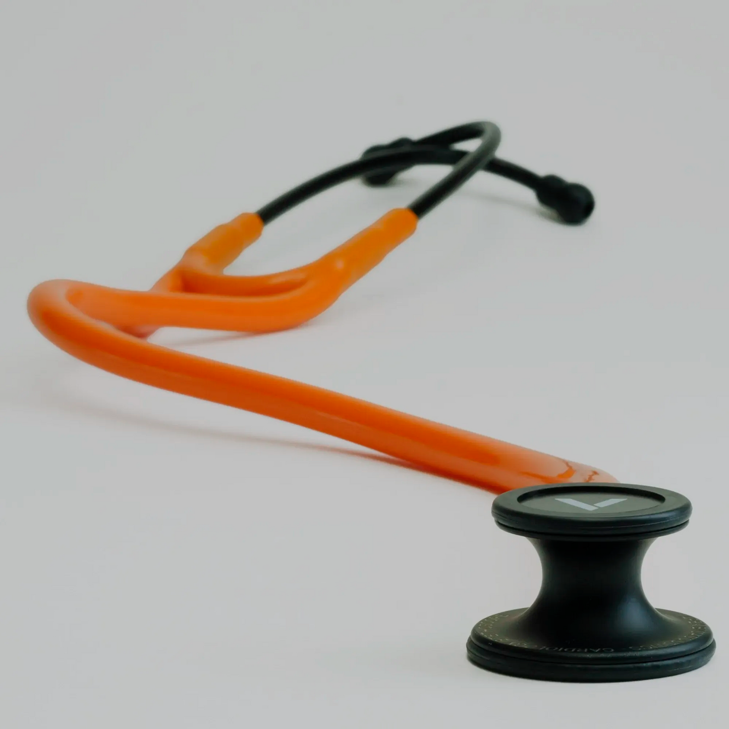 long orange cardiology stethoscope