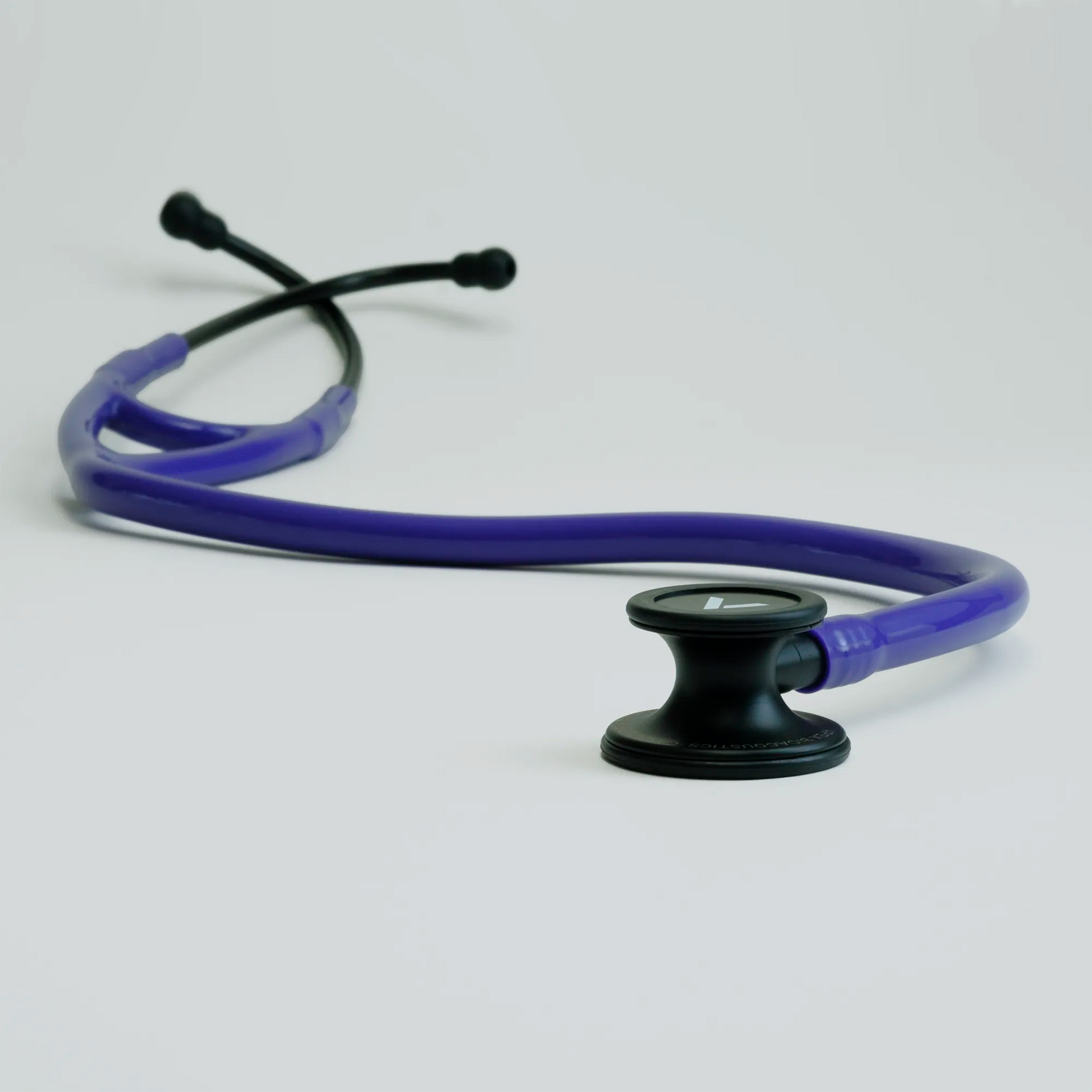  a long purple cardiology stethoscope