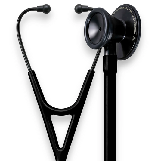 black cardiology stethoscope listing image