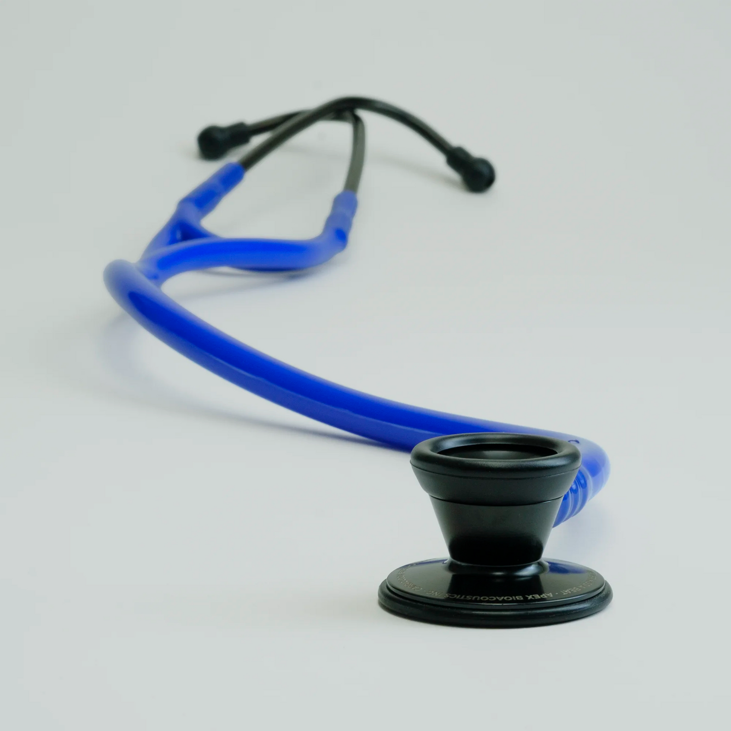 long blue cardiology stethoscope