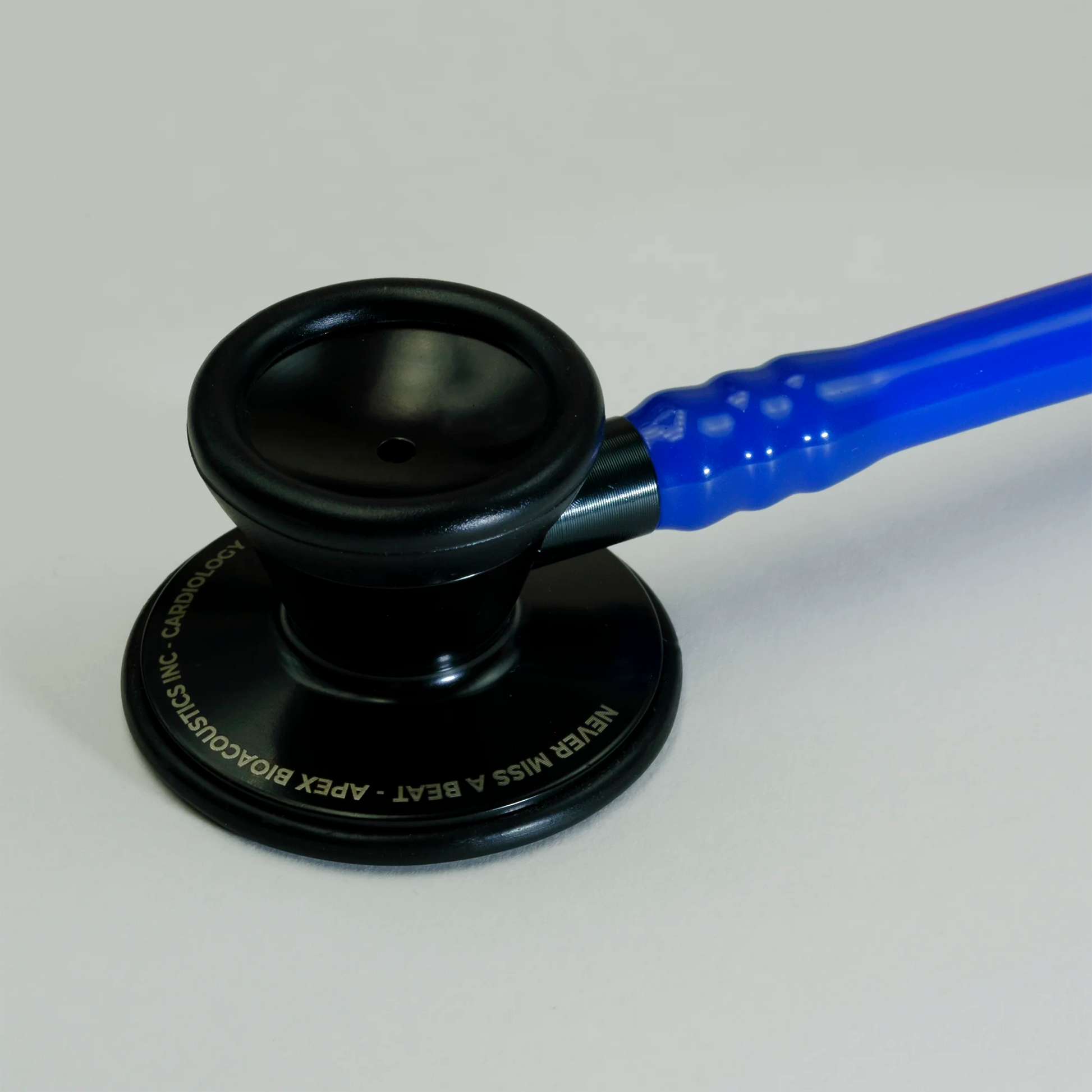 blue cardiology stethoscope and chest piece