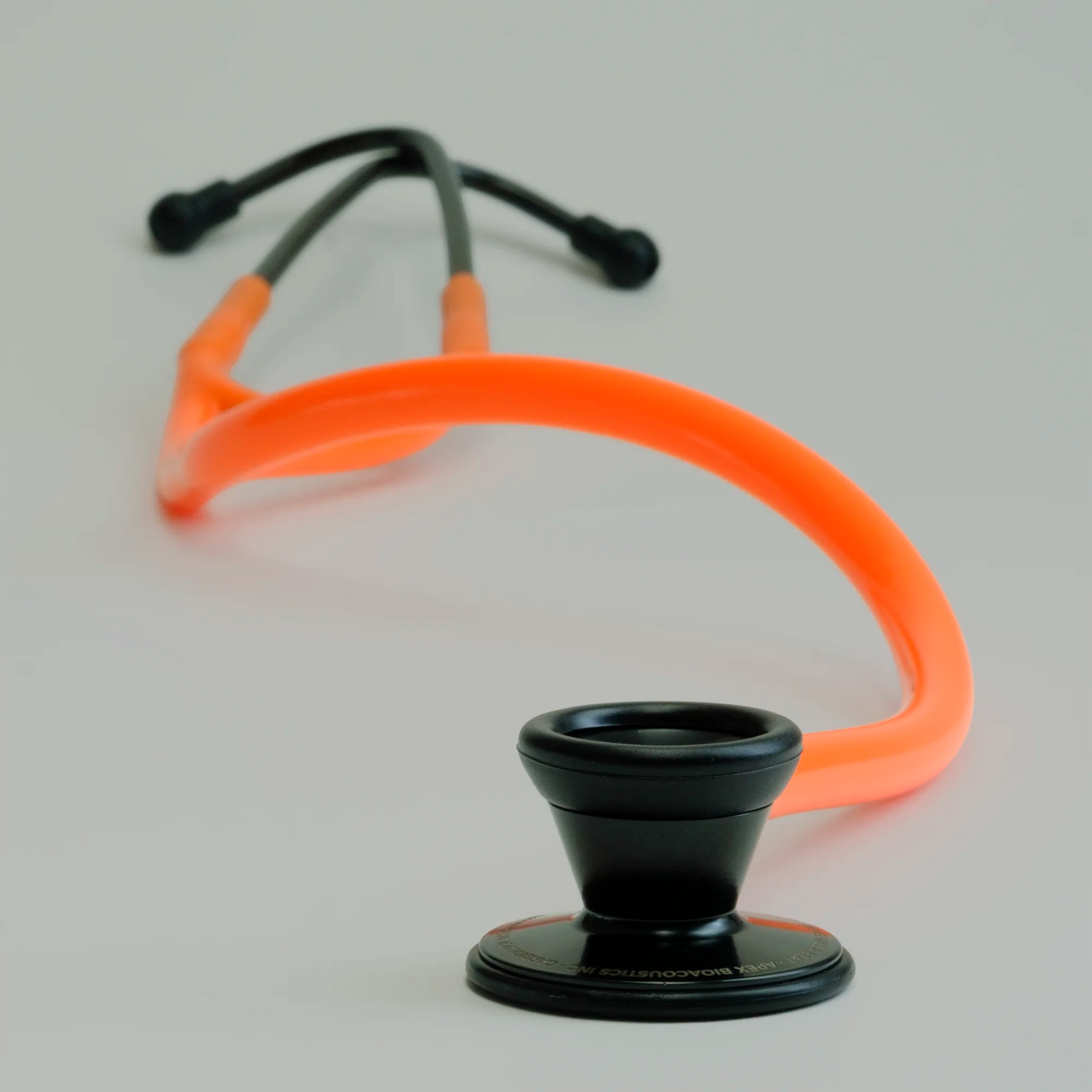 long orange cardiology stethoscope