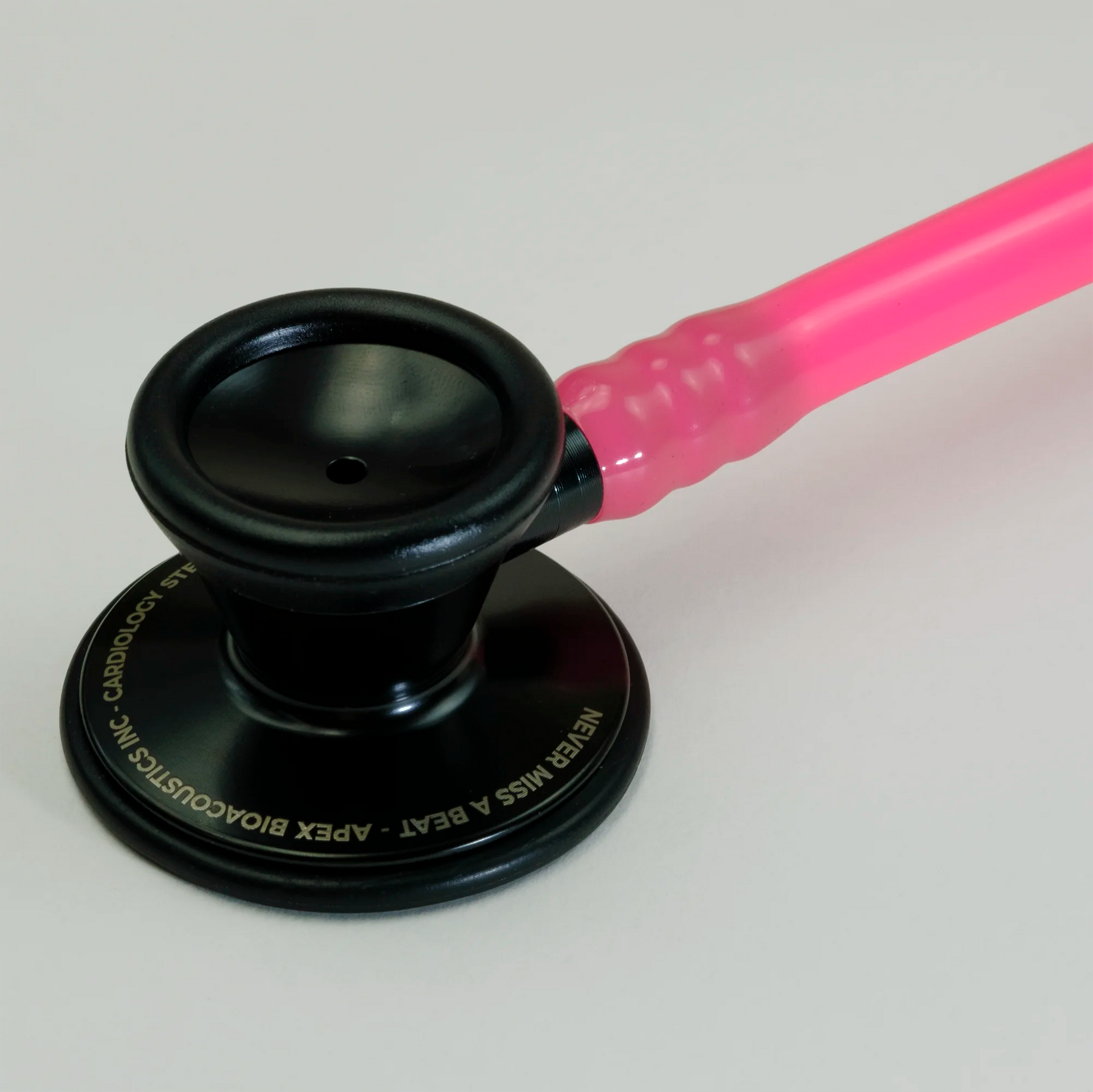 pink cardiology stethoscope chest piece