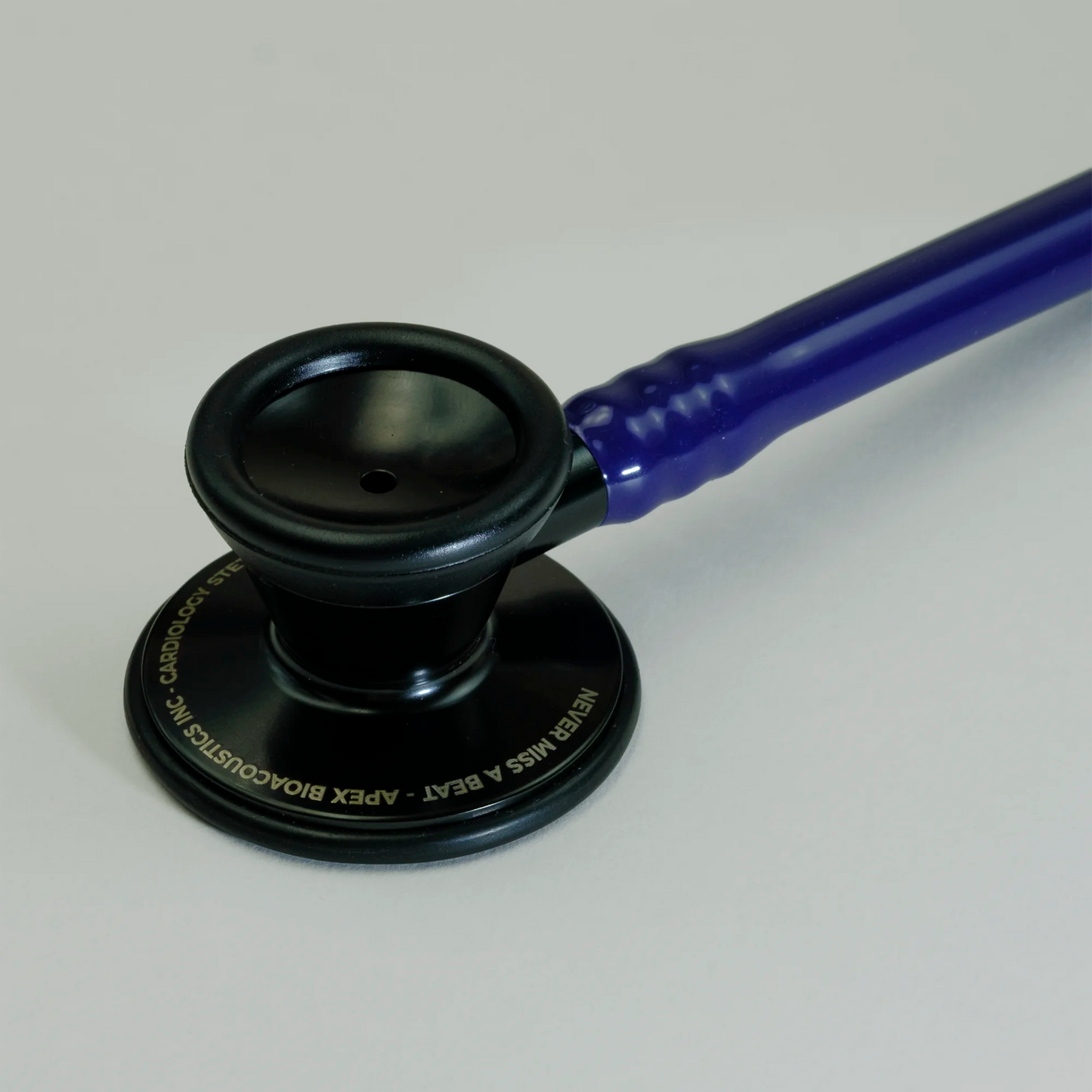 purple cardiology stethoscope chest piece