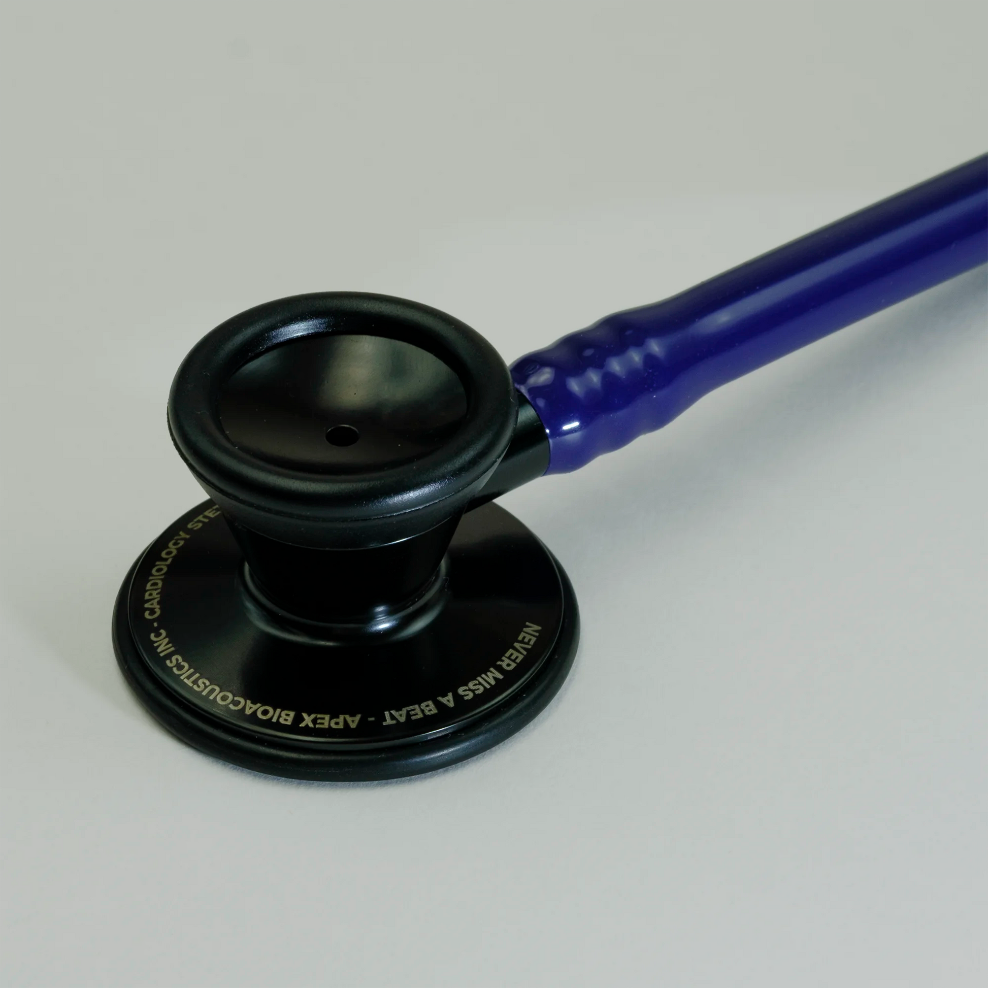 purple cardiology stethoscope chest piece