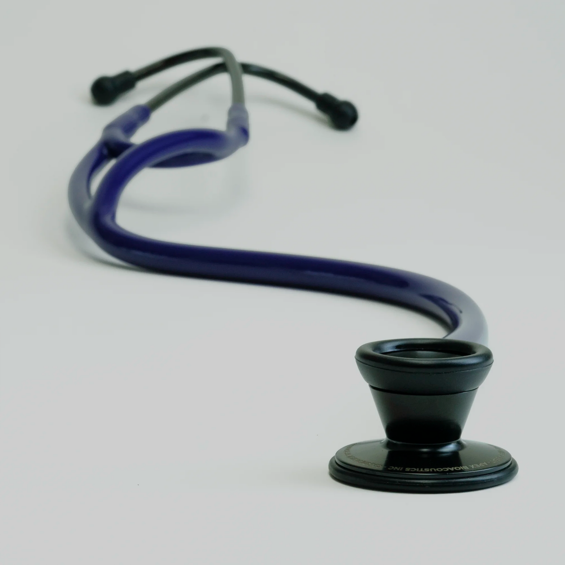 long purple cardiology stethoscope